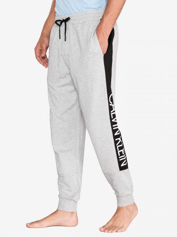 Kalhoty na spaní Calvin Klein Šedá