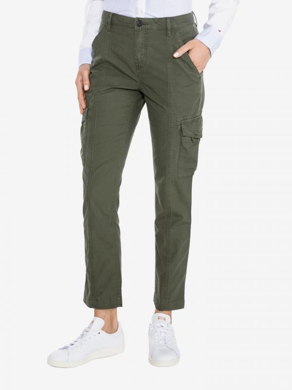 Kalhoty Tommy Hilfiger Zelená