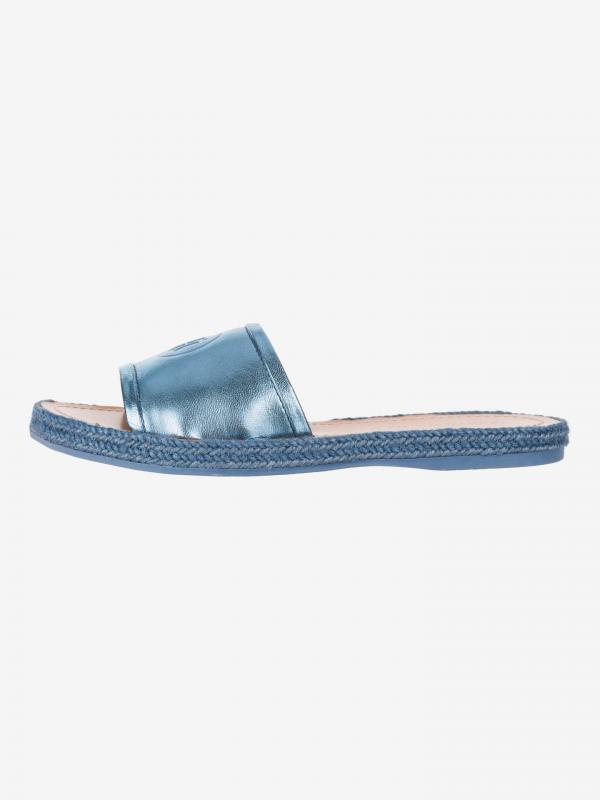 Pantofle Tommy Hilfiger Modrá