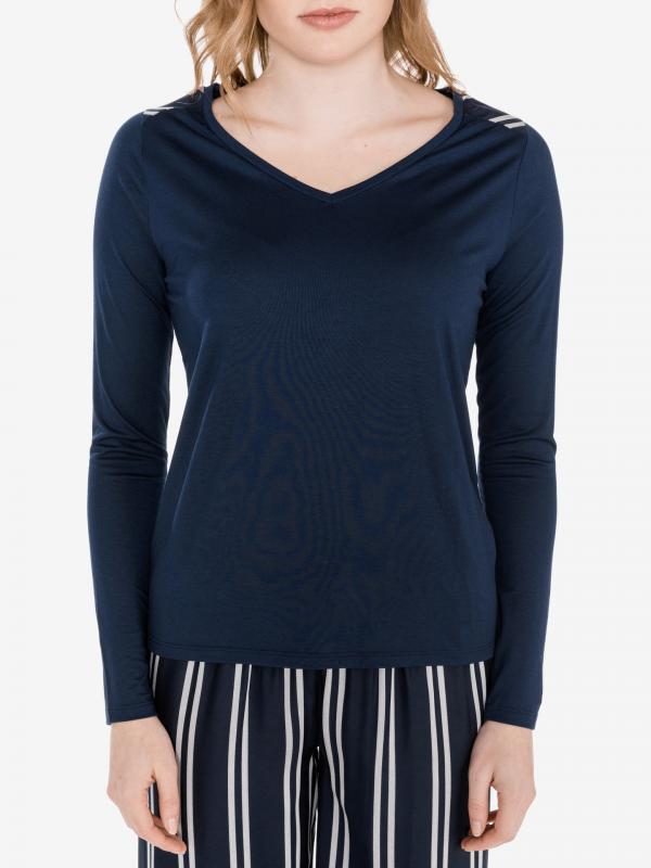 Triko na spaní Tommy Hilfiger Modrá