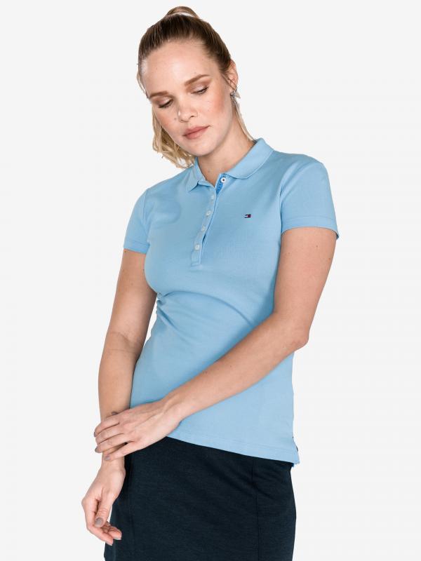 New Chiara Polo triko Tommy Hilfiger Modrá