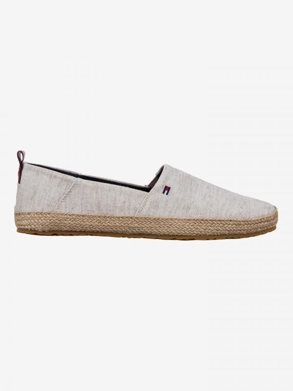 Chambray Espadrilky Tommy Hilfiger Bílá