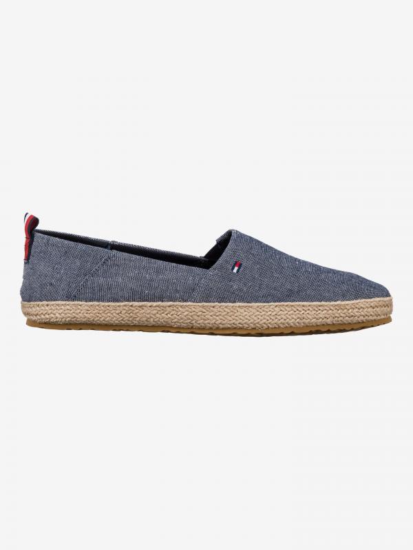 Chambray Espadrilky Tommy Hilfiger Modrá