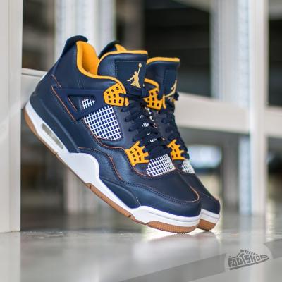 Air Jordan 4 Retro "Dunk From Above" Midnight Navy/ Metallic Gold-White