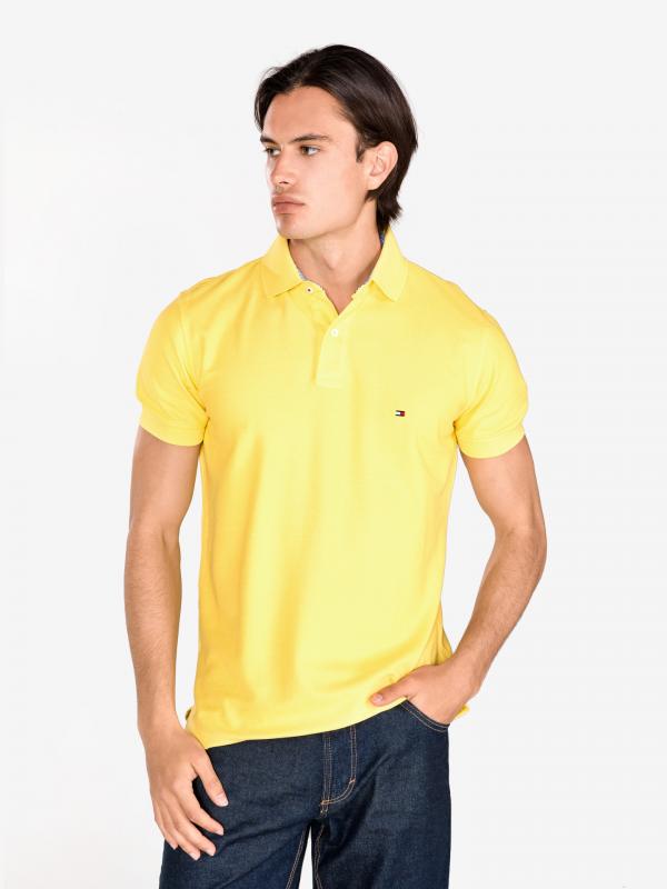Polo triko Tommy Hilfiger Žlutá