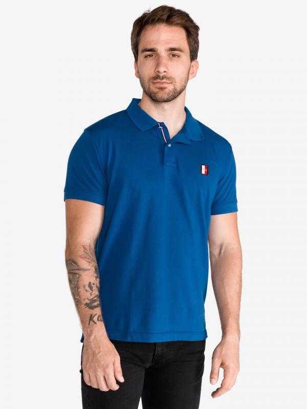 Polo triko Tommy Hilfiger Modrá