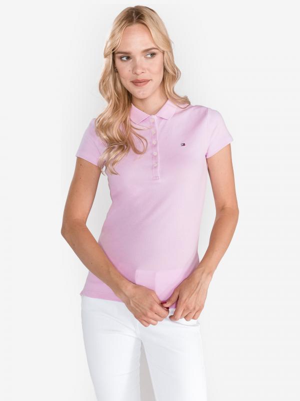 New Chiara Polo triko Tommy Hilfiger Růžová