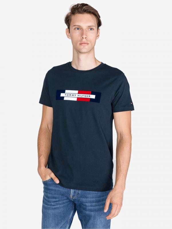 Triko Tommy Hilfiger Modrá