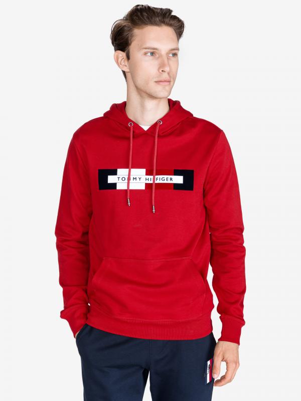 Mikina Tommy Hilfiger Červená