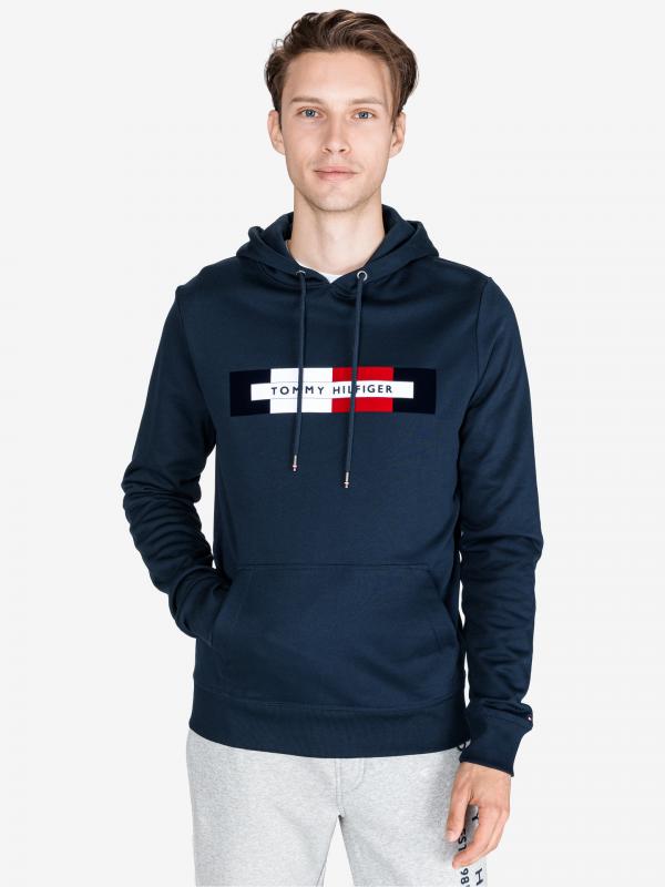 Mikina Tommy Hilfiger Modrá