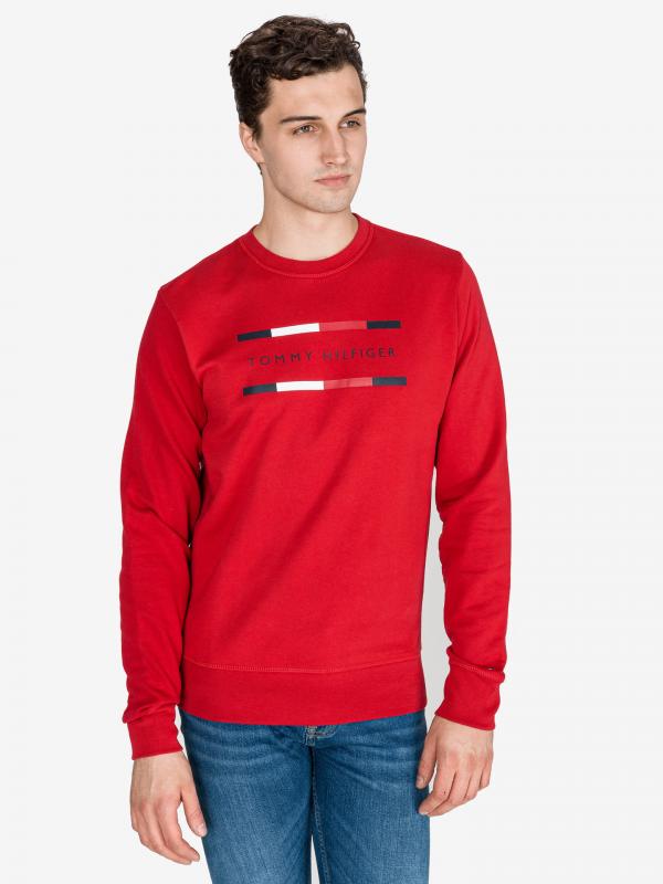 Mikina Tommy Hilfiger Červená