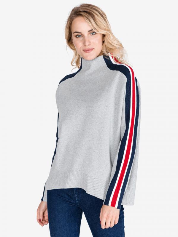 Maisy Svetr Tommy Hilfiger Šedá
