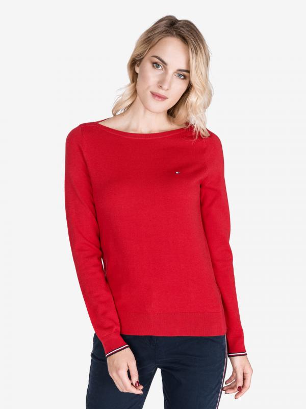 New Ivy Svetr Tommy Hilfiger Červená