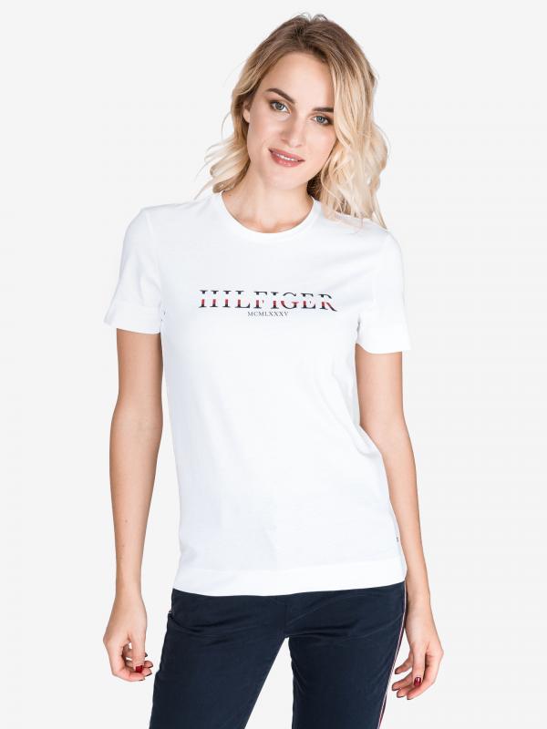 Kacy Triko Tommy Hilfiger Bílá