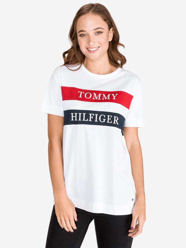 Luka Triko Tommy Hilfiger Bílá