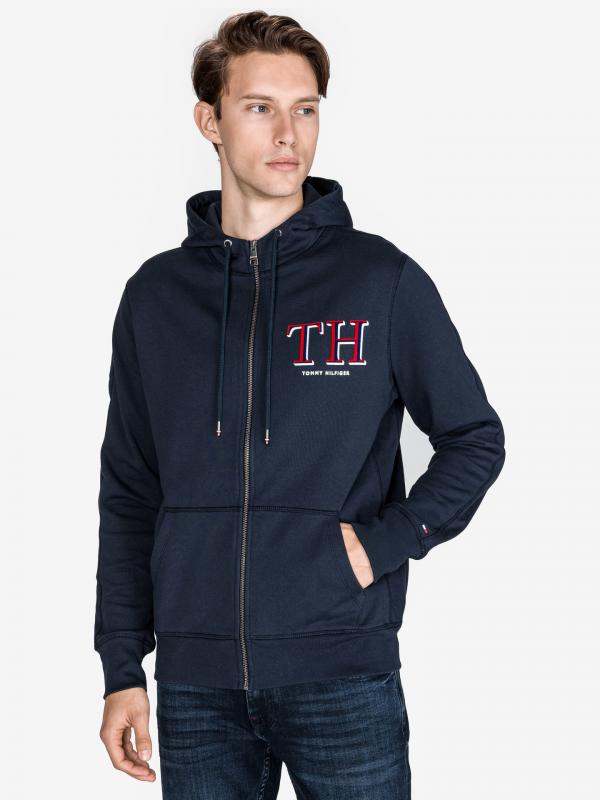 Mikina Tommy Hilfiger Modrá