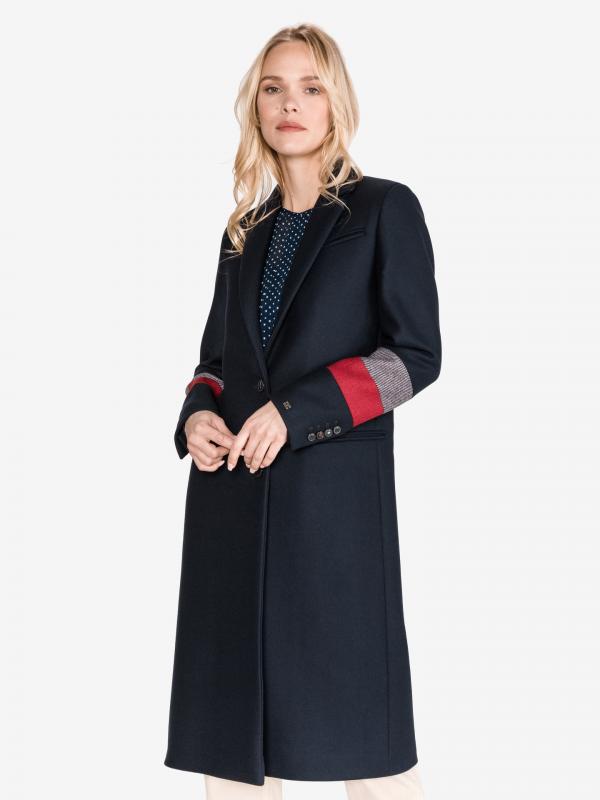 Kabát Tommy Hilfiger Modrá