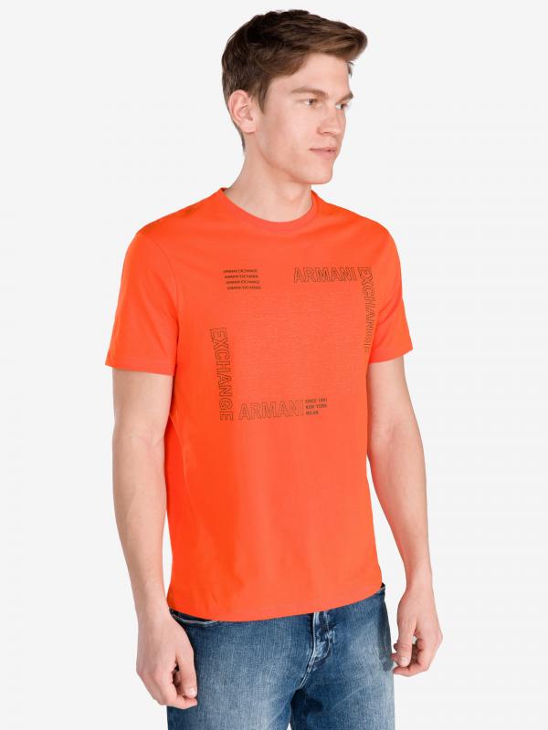 Triko Armani Exchange Oranžová