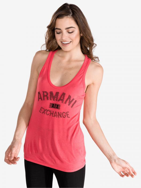 Tílko Armani Exchange Červená