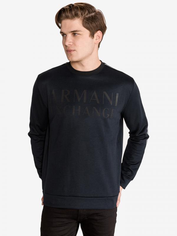 Mikina Armani Exchange Modrá