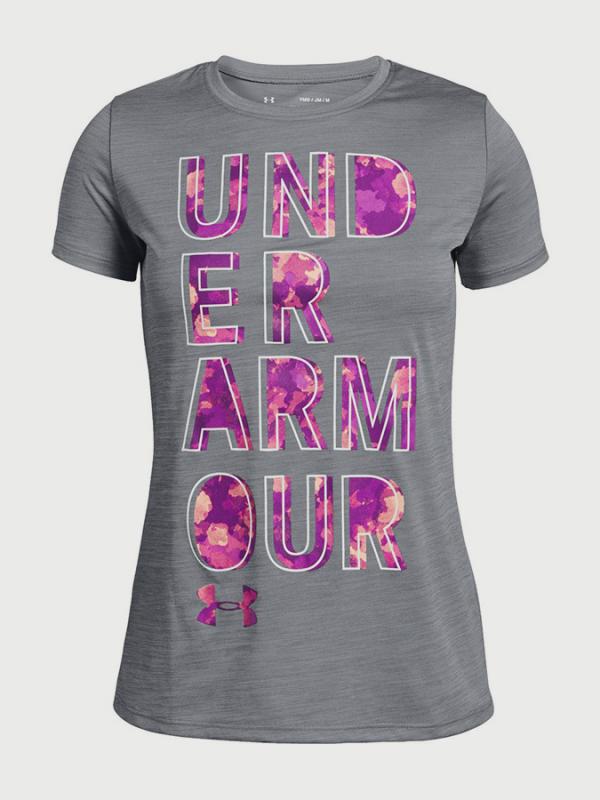 Tričko Under Armour Hybrid 2.0 Big Logo Tee Šedá