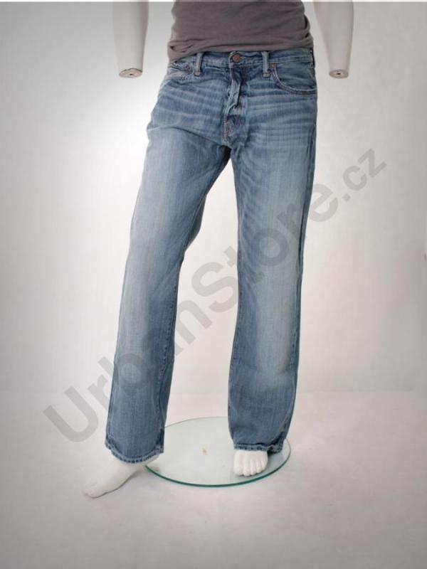 Džíny Abercrombie & Fitch Jeans_Blue Modrá