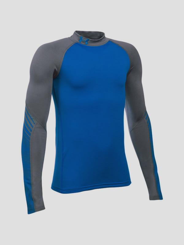 Tričko Under Armour Coldgear Up CG Mock Modrá