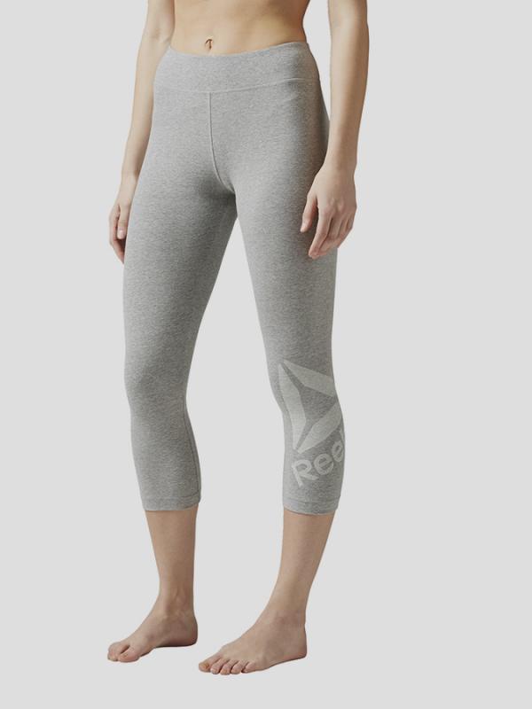 Legíny Reebok EL PRIME GROUP LEGGING Šedá
