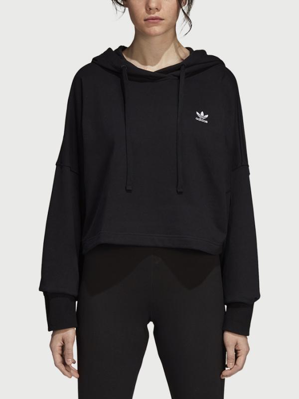 Mikina adidas Originals Sc CroPPed Hood Černá