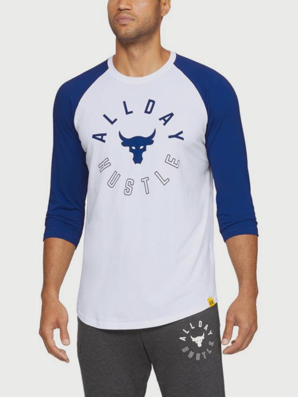 Tričko Under Armour Project Rock Utility Sleeve Bílá