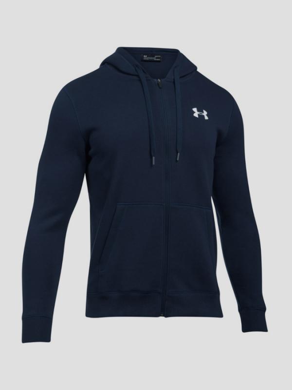 Mikina Under Armour Rival Fitted Full Zip Modrá