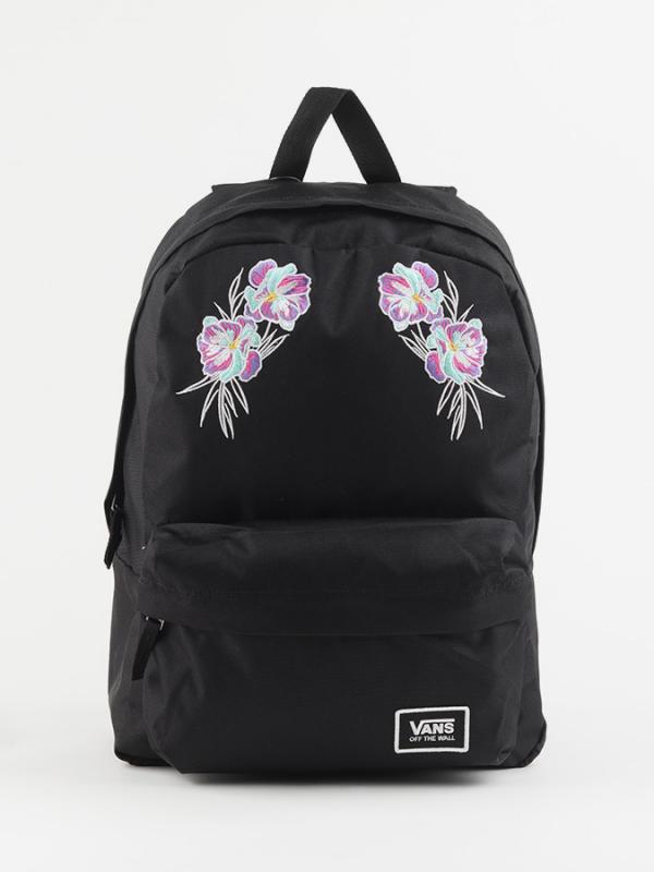 Batoh Vans Wm Realm Classic Bac Black Paradise Černá