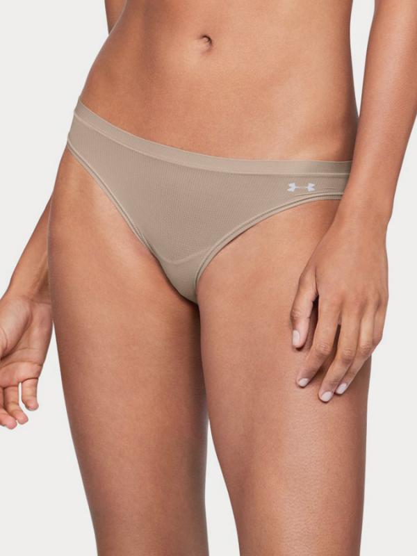 Kalhotky Under Armour Pure Stretch Sheers Bikini Šedá