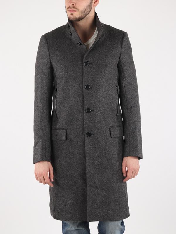 Kabát Diesel JICRIC Outerwear/Caban Šedá