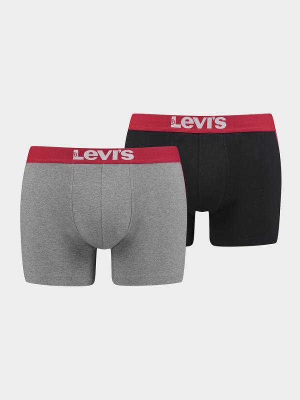 Boxerky LEVI'S 200Sf Tab Boxer Brief 2 Pack Barevná