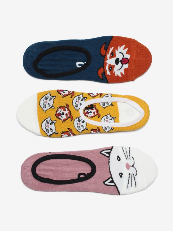 Ponožky Vans Wm 7-10 3Pk Gal Pal Multi Barevná