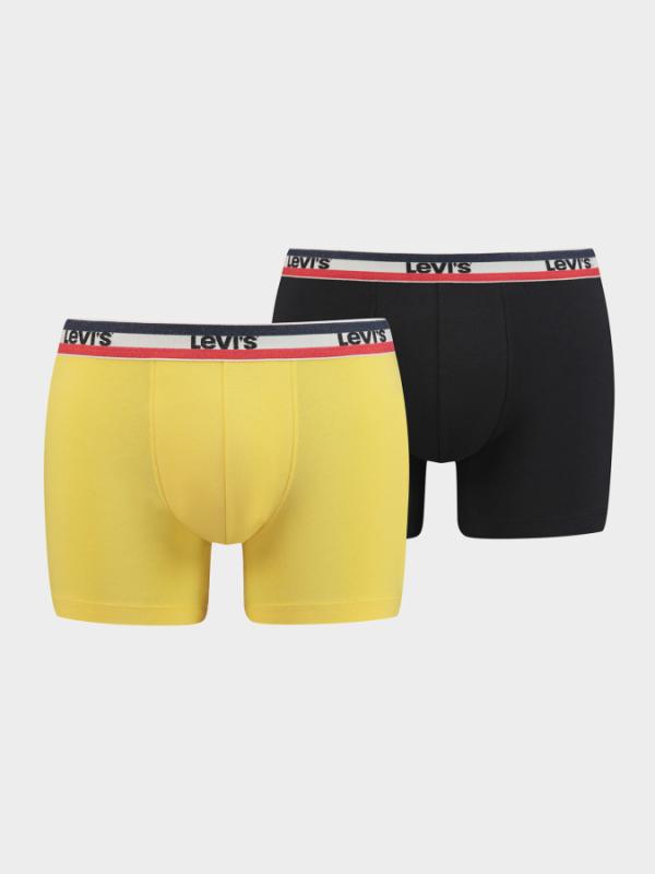 Boxerky LEVI'S 200Sf Sprtswr Logo Color Boxer Brief 2 Pack Barevná