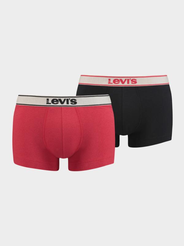 Boxerky LEVI'S 200Sf Vintage Heather Trunk 2 Pack Barevná