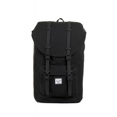 Batoh Herschel Supply Little America Black/Black Rubber