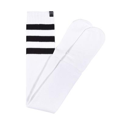 Ponožky Marshal Apparel Overknee Stripe Socks white