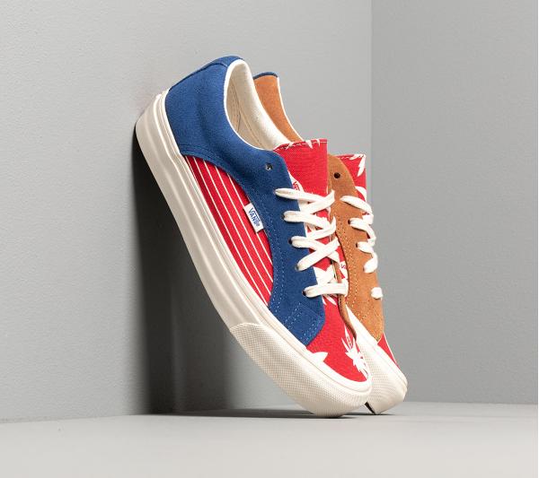 Vans OG Lampin LX (Suede/ Canvas) True Blue/ Racing Red