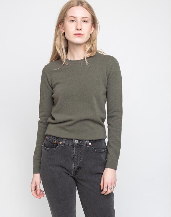 Colorful Standard Women Merino Wool Crew Dusty Olive XS
