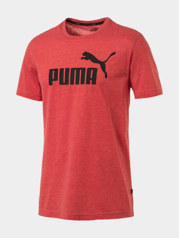 Tričko Puma Essentials+ Heather Tee Červená
