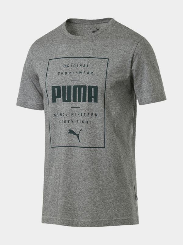 Tričko Puma Box Tee Šedá
