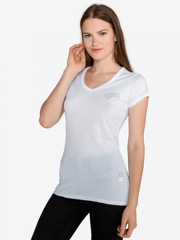 Triko G-Star RAW Bílá