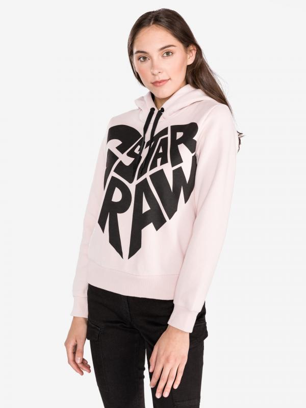 Graphic 50 Mikina G-Star RAW Růžová