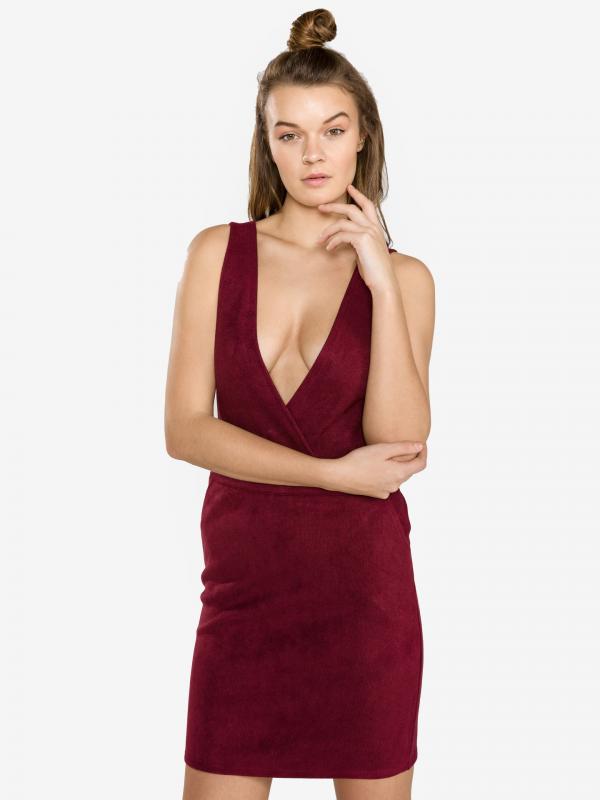 Dina Šaty Vero Moda Červená