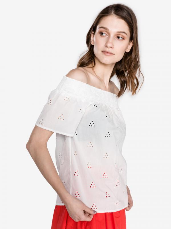 Romantic Top Vero Moda Bílá
