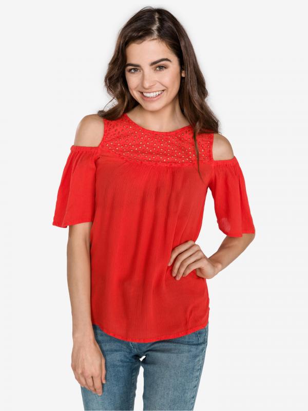 Mia Top Vero Moda Červená