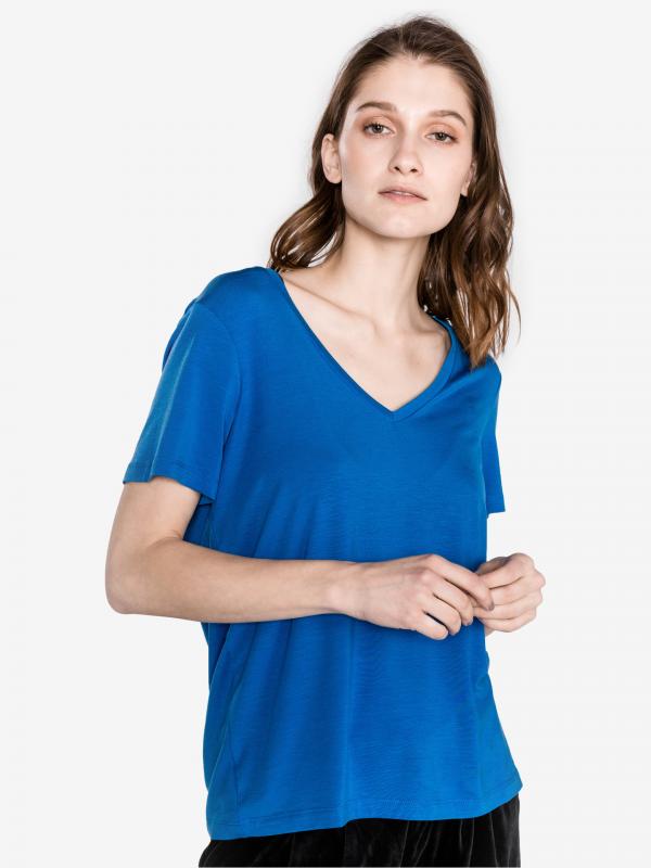 Dina Triko Vero Moda Modrá